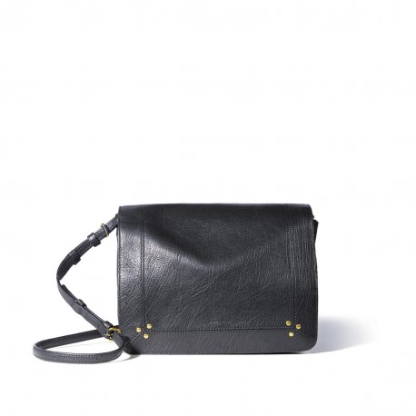 IGOR BLACK GOATSKIN BAG...