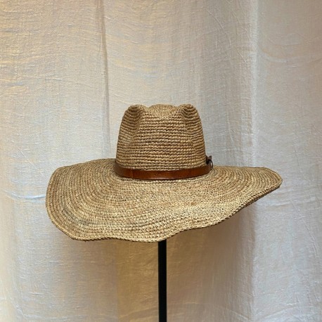 FALY IBELIV CHAPEAU RAPHIA TEA