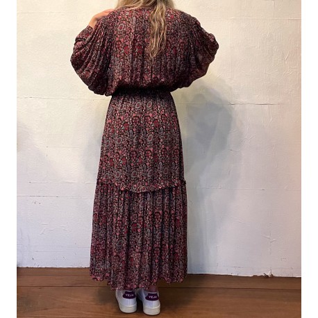 Jupe Isabel Marant Neuve En Soie Mélangée Imprimée - Taille FR34/US2, Longueur Genou
