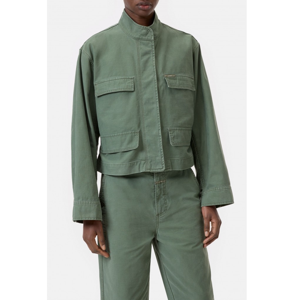 VESTE UTILITY COTON CLOSED
