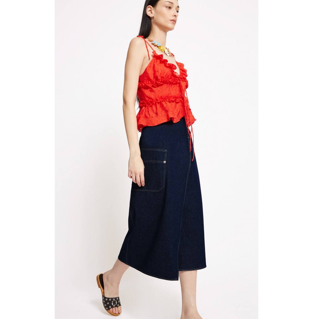 JUPE MARTINE INDIGO ROSEANNA