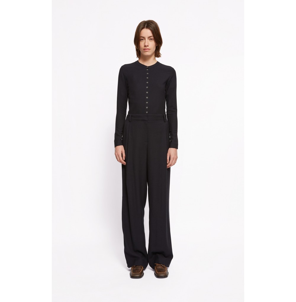 TOP TOM NAVY ROSEANNA