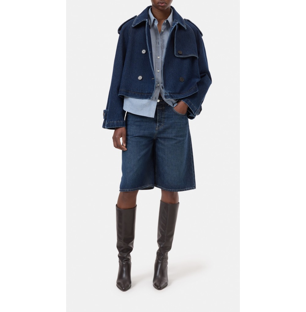 CLOSED TRENCH COURT EN DENIM