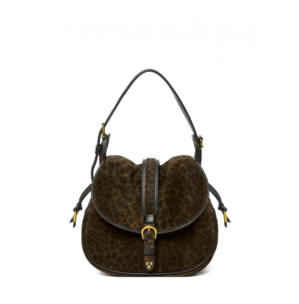 GILDAS SAC CROÛTE LEOPARD KAKI