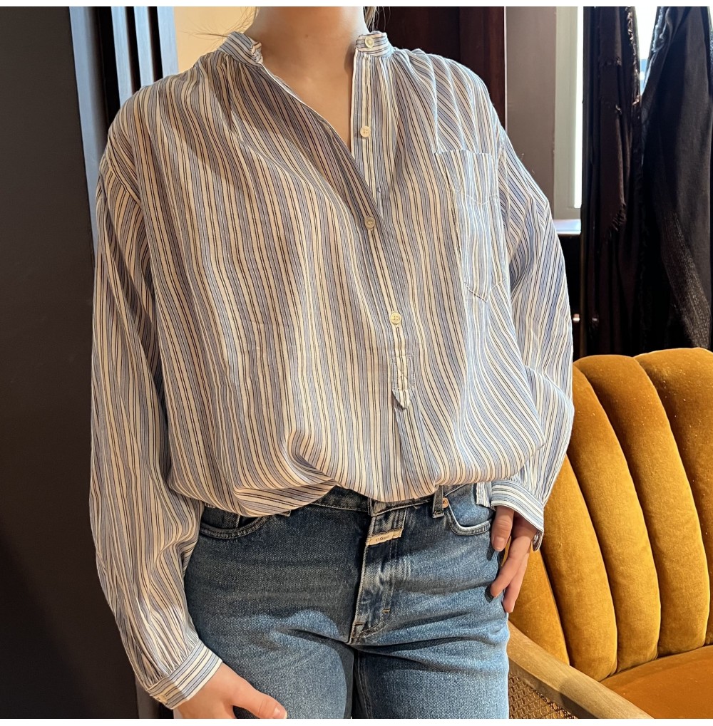 BLOUSE SAPHA BLEU ISABEL...