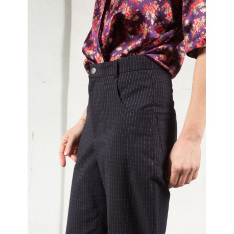 TINE LLOYD Navy suit pants Roseanna