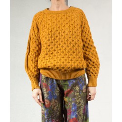 NOREEN Cable sweater ochre Isabel Marant