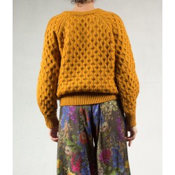 NOREEN Cable sweater ochre Isabel Marant
