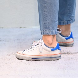 HIDNANDER STARLESS tennis vintage semelle caoutchouc patinée noircie